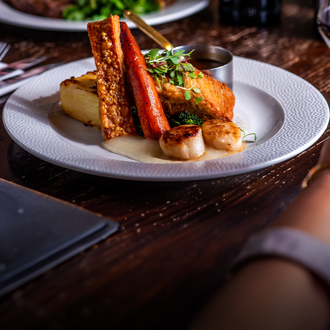 Explore our great offers on Pub food at The Boot Inn